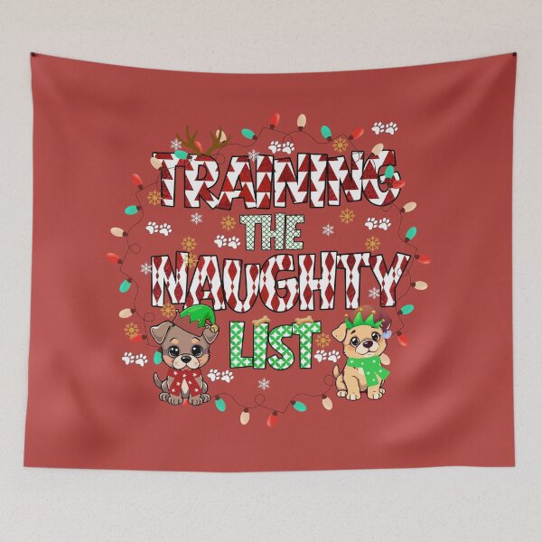 Item preview, Dog Trainer Christmas | Training The Naughty List | Funny Dog Lover Gift designed and sold by Searching ideas.