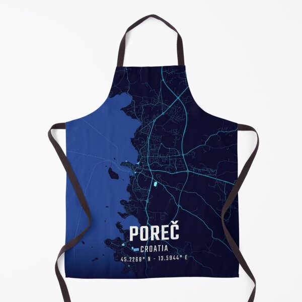 Item preview, Poreč Midnight City Map designed and sold by HomeLivingCo.