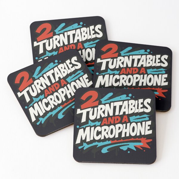 Item preview, 2 TURNTABLES AND A MICROPHONE - RAP QUOTE FOR HIP HOP AND MUSIC FANS designed and sold by An Artist To The Fullest.