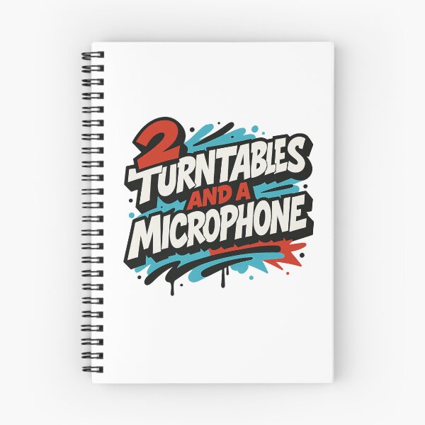 Item preview, 2 TURNTABLES AND A MICROPHONE - RAP QUOTE FOR HIP HOP AND MUSIC FANS designed and sold by An Artist To The Fullest.