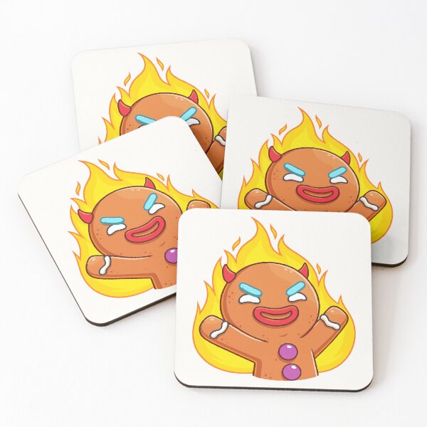 Item preview, Evil Gingerbread on Fire designed and sold by -DEEWOLF-.
