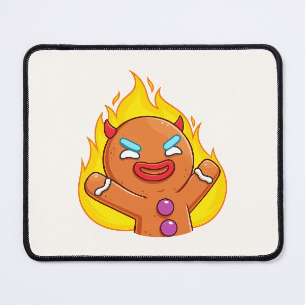 Item preview, Evil Gingerbread on Fire designed and sold by -DEEWOLF-.