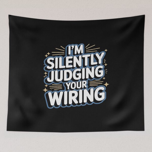 Item preview, I'm Silently Judging Your Wiring designed and sold by DetroitMug.