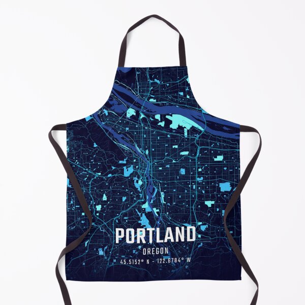 Item preview, Portland Midnight City Map designed and sold by HomeLivingCo.