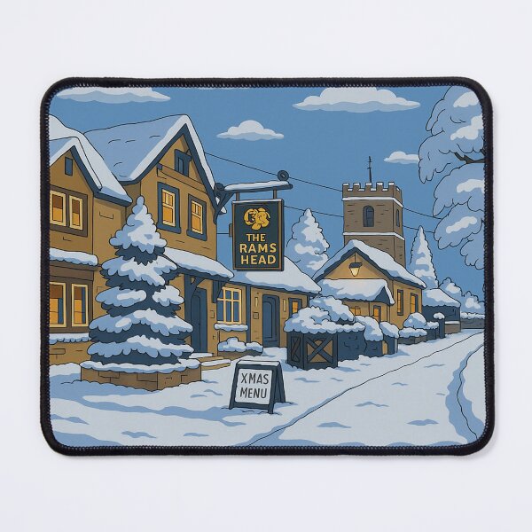 Item preview, Winter at Rams Head, Church lane,  Grappenhall Village, Warrington, WA4 designed and sold by Local gifts from HotpixUK .