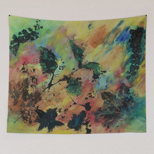 Item preview, Leaves blown on the Breeze designed and sold by George Hutton Hunter.
