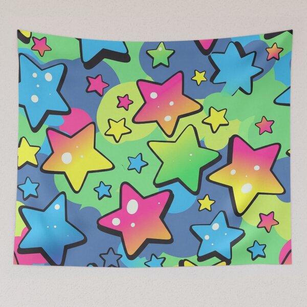 Item preview, Colorful Glow Stars designed and sold by jumpercat.