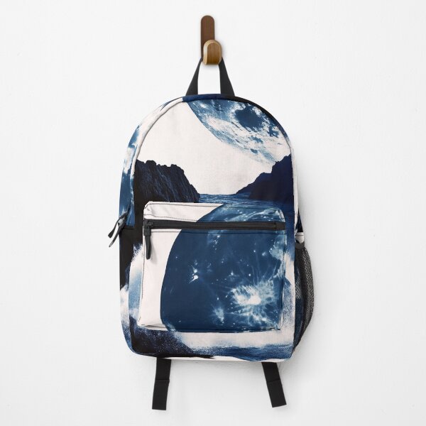 Item preview, Giant Moon Rising Over Ocean Cliffs designed and sold by djovan.