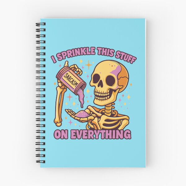 Item preview, I sprinkle this stuff 'sarcasm' on everything skeleton designed and sold by BrownHorse90s.