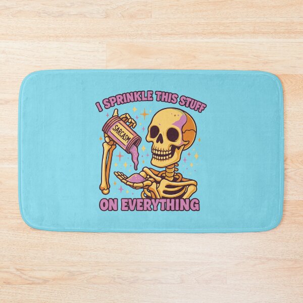 Item preview, I sprinkle this stuff 'sarcasm' on everything skeleton designed and sold by BrownHorse90s.