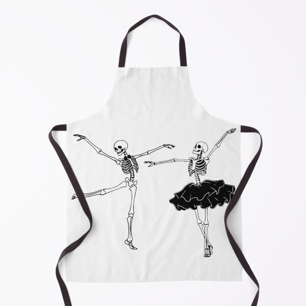 Item preview, Dancing Skeleton Duo Sticker – Ballet Pose Line Art designed and sold by eylasky.