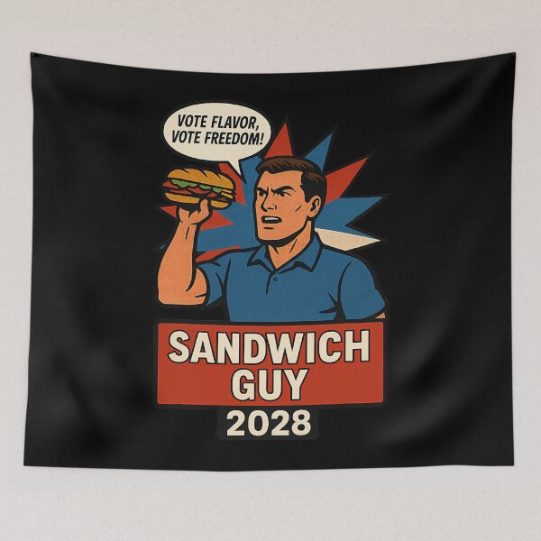 Item preview, Humor estadounidense Resistencia DC Meme del sándwich político El tipo de Washington designed and sold by VictoriaVilleno.