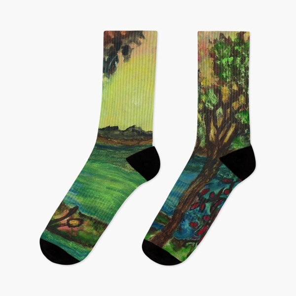 Item preview, Sunshine on river designed and sold by George Hutton Hunter.