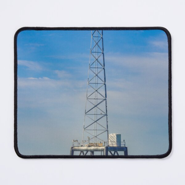 Item preview, Fort De Soto Beach rising above the coastline under a clear blue sky designed and sold by EyezWatchin.