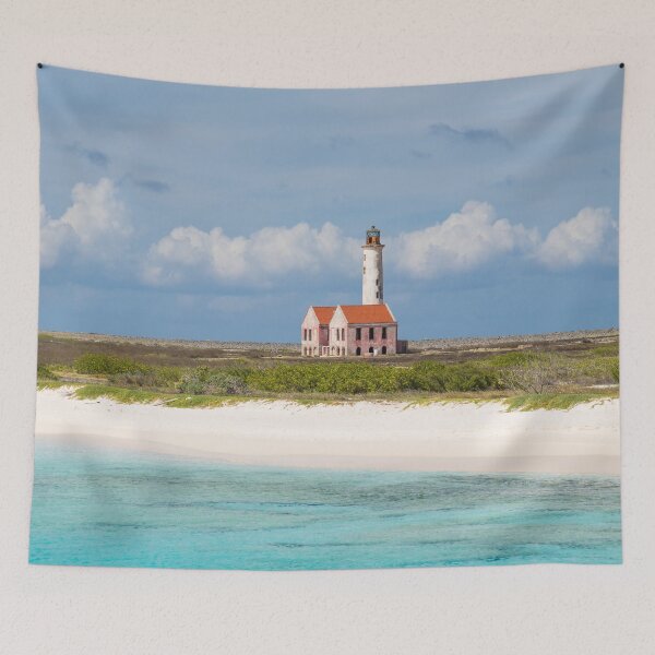 Item preview, The Pink Lighthouse of Klein Curacao 1 designed and sold by Anita's & Bella's Art.