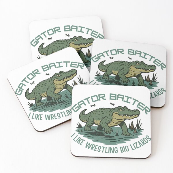 Item preview, Gator Baiter Funny Retro Alligator Wrestling Big Lizard Shirt designed and sold by WarFX Designs.