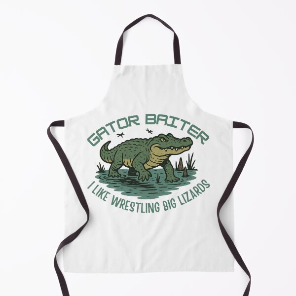 Item preview, Gator Baiter Funny Retro Alligator Wrestling Big Lizard Shirt designed and sold by WarFX Designs.