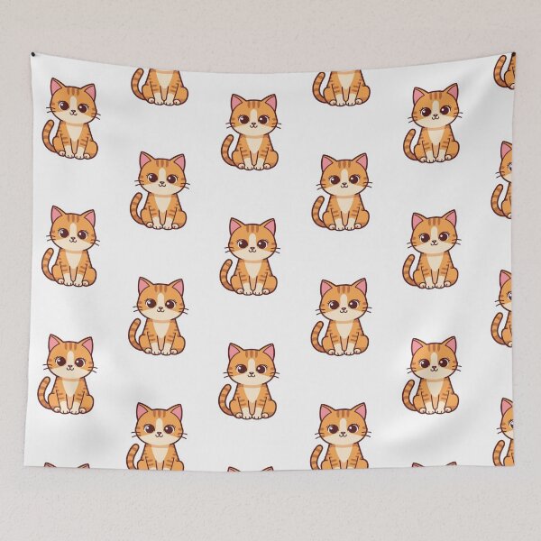 Item preview, orange cat  designed and sold by Jara  Palis.