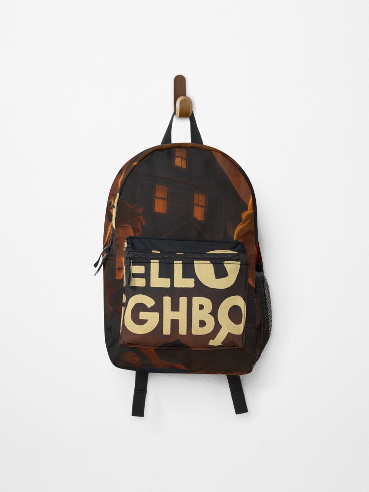 Thumbnail 1 of 3, Backpack, Hello Neighbor designed and sold by FeelTheDrawing.
