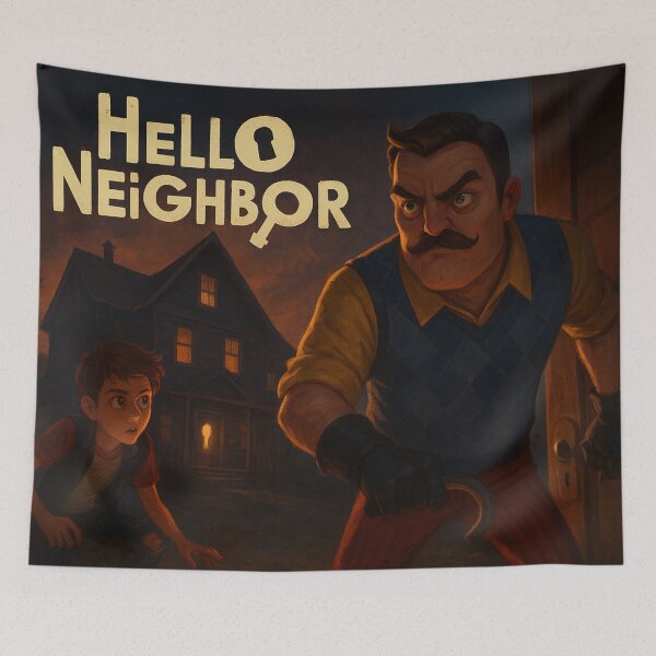 Item preview, Hello Neighbor designed and sold by FeelTheDrawing.