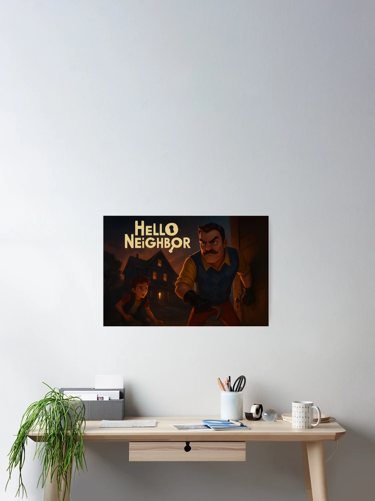 Thumbnail 2 of 3, Poster, Hello Neighbor designed and sold by FeelTheDrawing.