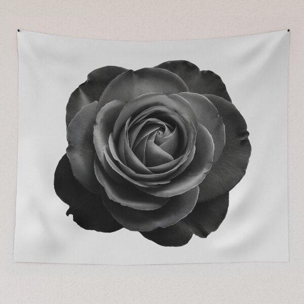 Item preview, Black Rose Poster – High-Contrast Flower Art Photography designed and sold by paulo silveira.
