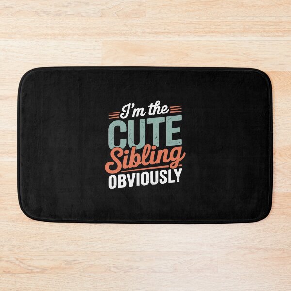 Item preview, I'm The Cute Sibling Obviously Matching Siblings Brother Sis designed and sold by CultureSpec.