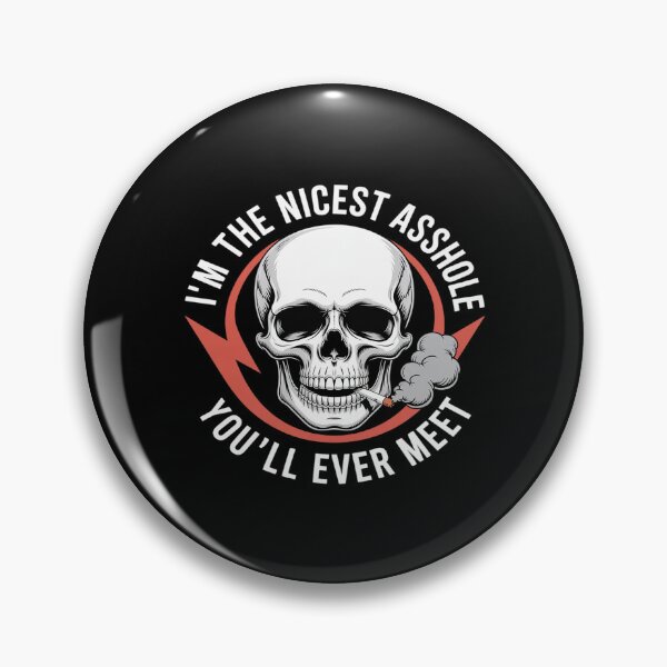 Item preview, I'm The Nicest Asshole You'll Ever Meet Funny Devil designed and sold by CultureSpec.