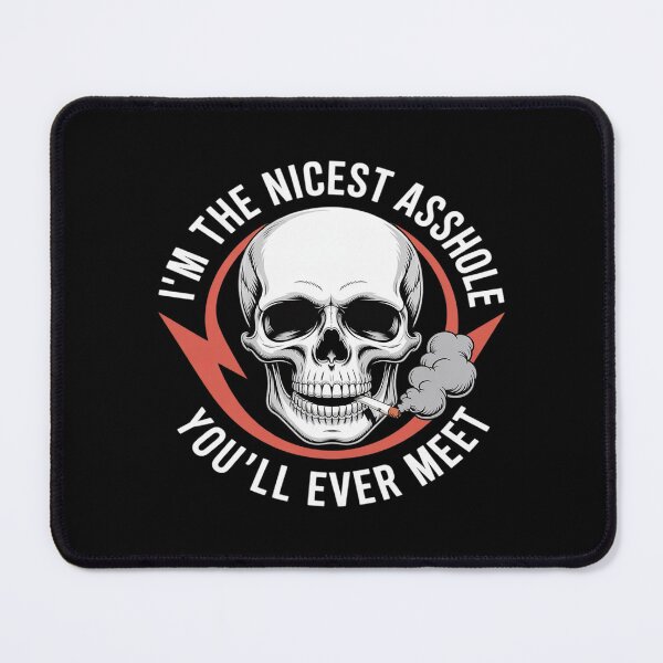 Item preview, I'm The Nicest Asshole You'll Ever Meet Funny Devil designed and sold by CultureSpec.
