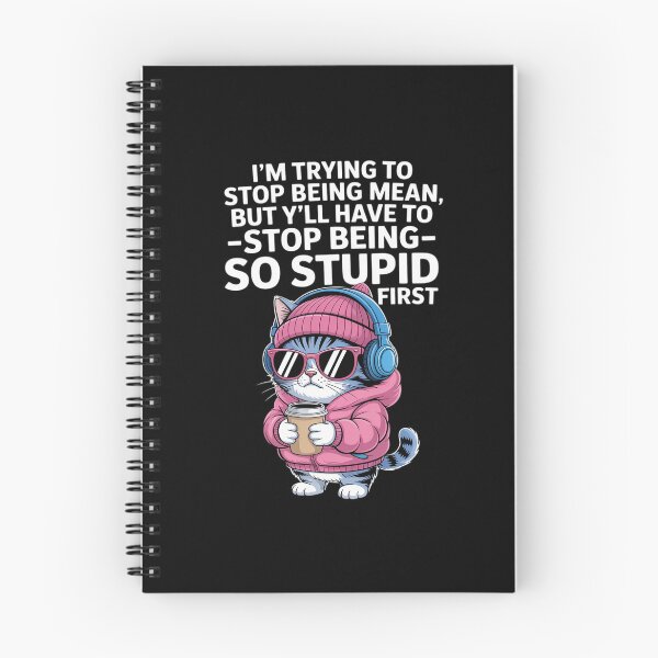 Item preview, I'm Trying to Stop Being Mean But Y'll Have to Stop Being So designed and sold by CultureSpec.