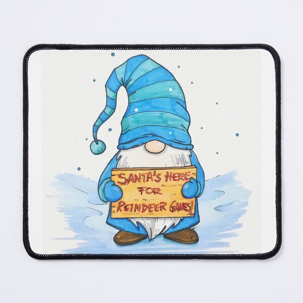 Item preview, **Funny Santa Gnomo Art Print designed and sold by LP Slow Art.