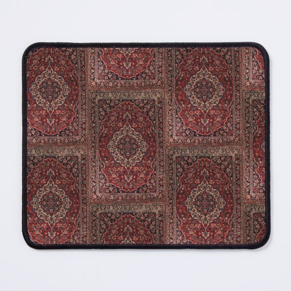 Item preview, Vintage Persian Carpet Design | Ornate Oriental Pattern | Rich Red and Navy Rug Art designed and sold by meepmeep52.