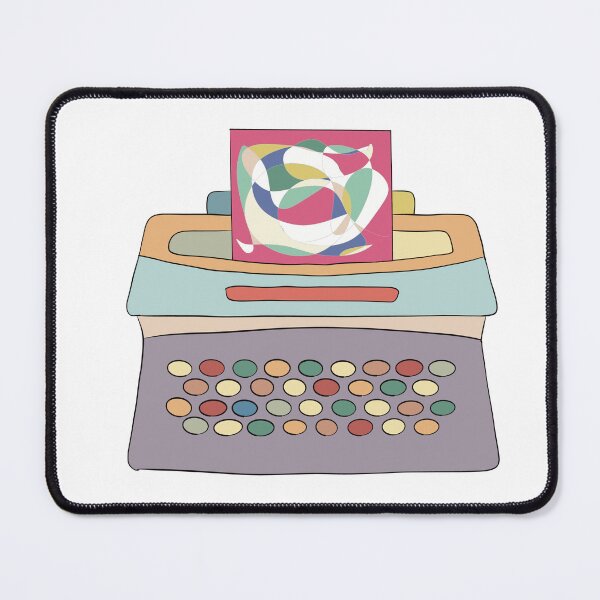 Item preview, Scribbled Keys — Abstract Typewriter Art designed and sold by iampaulmorris.