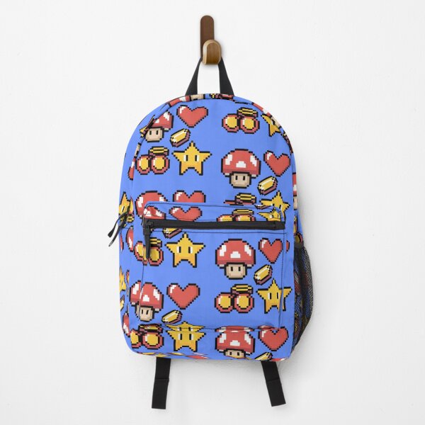 Item preview, Mushroom, heart, star and cherry Pixel Art designed and sold by BrownHorse90s.