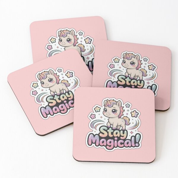 Item preview, Happy New Year Stay Magical Unicorn Sticker - Chibi Horse Year of the Horse Gift designed and sold by Nuist25.