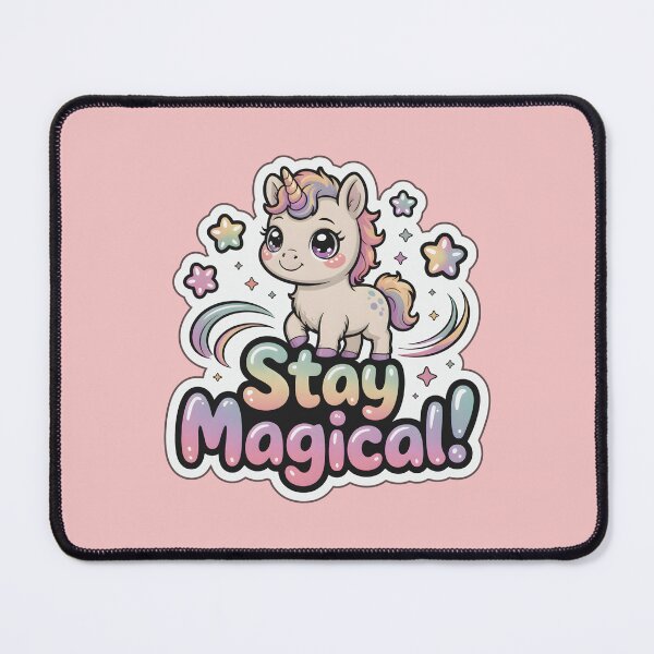 Item preview, Happy New Year Stay Magical Unicorn Sticker - Chibi Horse Year of the Horse Gift designed and sold by Nuist25.