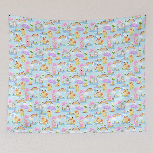 Item preview, Baby Shower Rainy Day Seamless designed and sold by KJackArtwork.