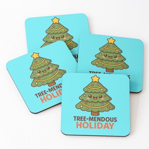 Item preview, Tree-mendous Holiday – Cute Kawaii Christmas Tree Design designed and sold by Dezpro.