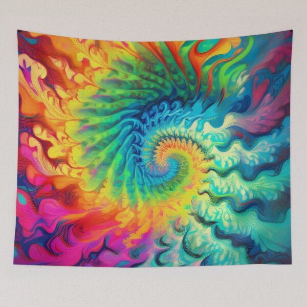 Item preview, Rainbow Fusion - Tie Dye designed and sold by RockitBaby.