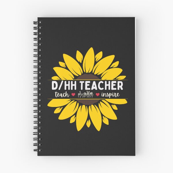 Item preview, Hard Of Hearing – ASL Sign Language Deaf DHH Teacher Sunflower designed and sold by Pingestre.