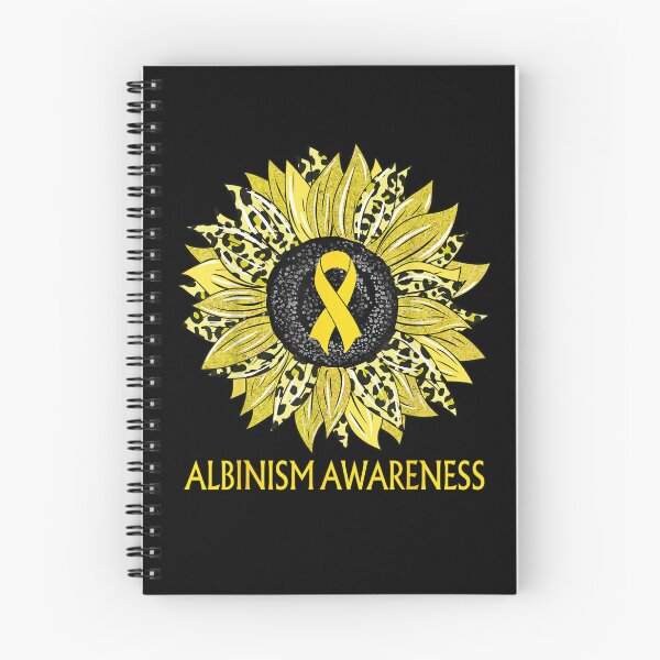 Item preview, Leopard Sunflower Albinism Awareness designed and sold by iam8lu3.