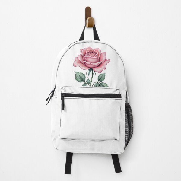 Item preview, Vintage Pink Rose Flower Sticker | Elegant Botanical Coquette Floral Art designed and sold by MemoriaWear.