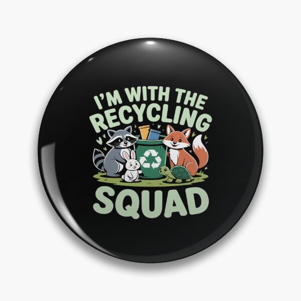 Item preview, Im with the Recycling Squad Sustainable Living designed and sold by CultureSpec.