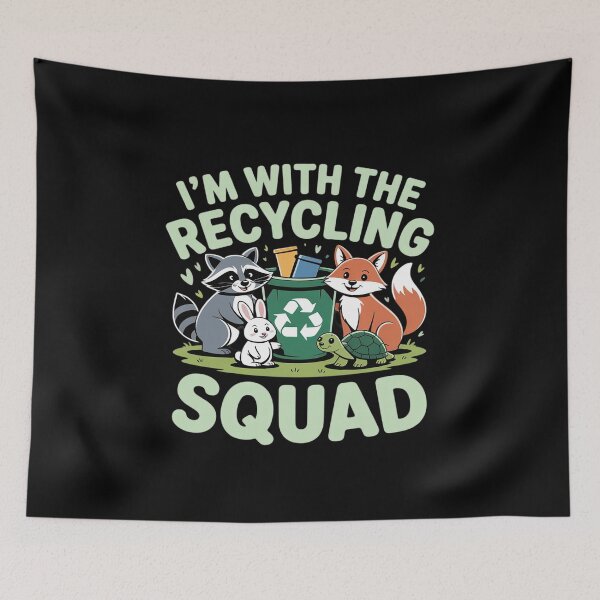 Item preview, Im with the Recycling Squad Sustainable Living designed and sold by CultureSpec.