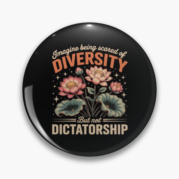 Item preview, Imagine Being Scared Of Diversity Floral designed and sold by CultureSpec.
