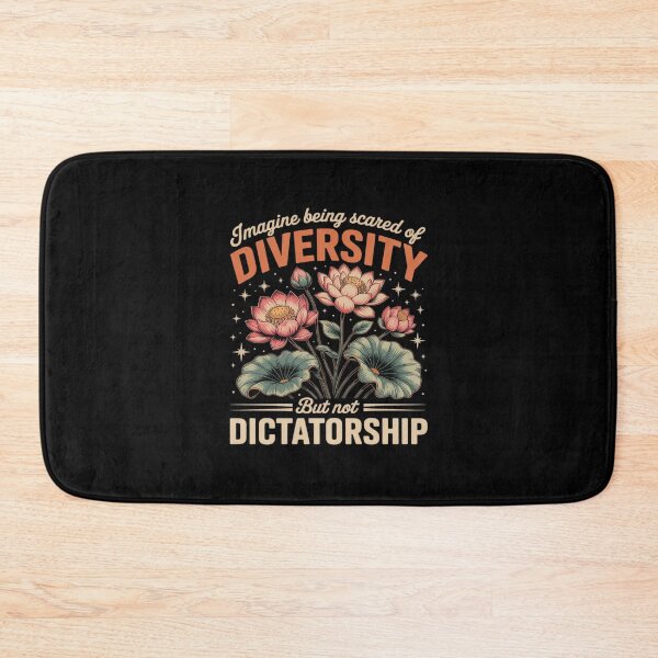 Item preview, Imagine Being Scared Of Diversity Floral designed and sold by CultureSpec.