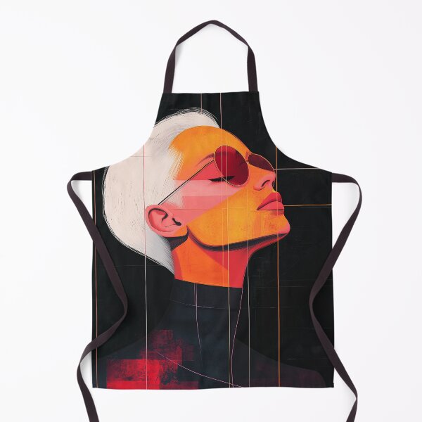 Item preview, Chromatic Contours — Modern Woman Portrait designed and sold by CuongArtLab.