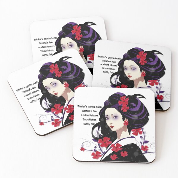 Item preview, Winter Gently Hush Haiku   designed and sold by Sonia Jones Art.