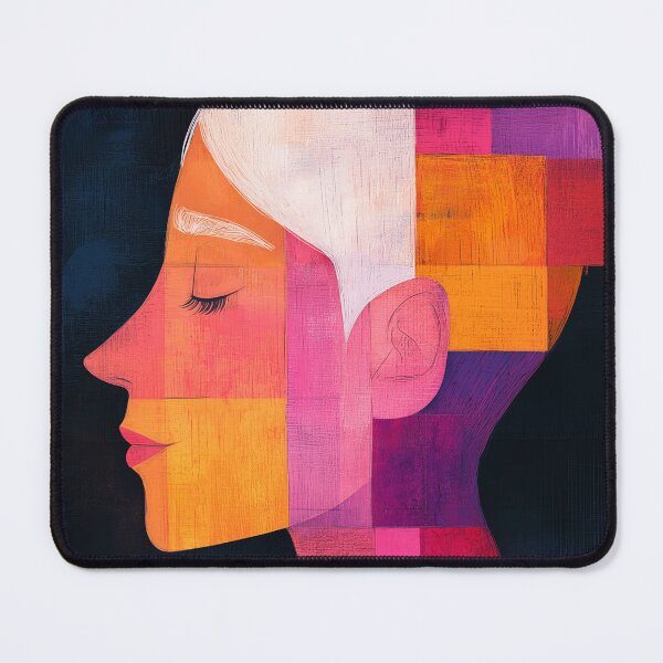 Item preview, Prism of Her Profile — Abstract Realism designed and sold by CuongArtLab.