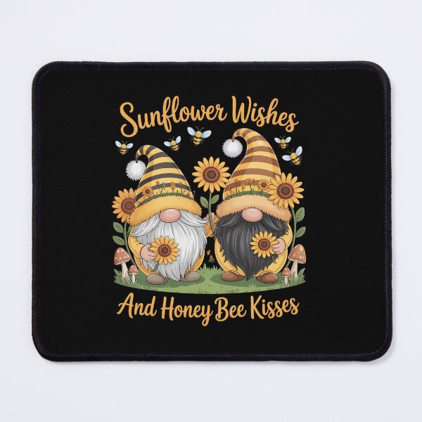 Item preview, Sunflower Wishes And Honey Bee Kisses With Summer Gnome designed and sold by Kcgarciaso.
